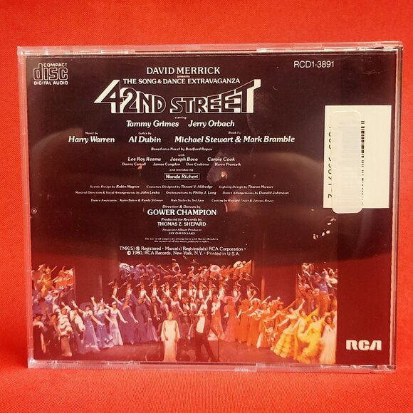 42nd Street Musical Audio CD David Merrick's Sing & Dance Extravaganza 1980 - Picture 2 of 8